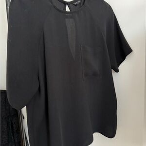 TopShop Black Sheer Women's Top US 6